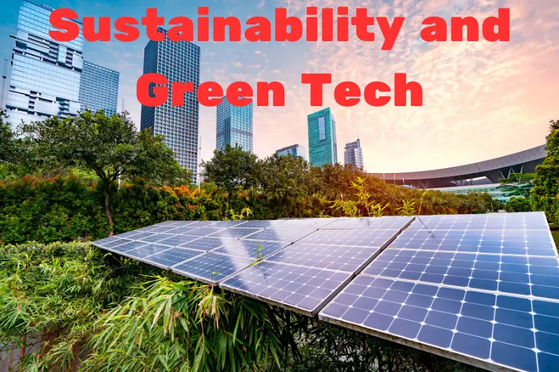 sustainability and green tech